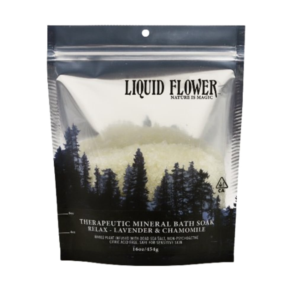 Liquid Flower Relax and Rest - Lavender Mineral Bath Soak