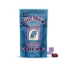 Lost Farm Blueberry Live Resin Chews