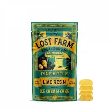 Lost Farm Pineapple Live Resin Gummies