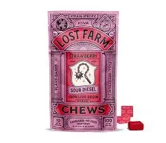 Lost Farm Strawberry Live Resin Chews