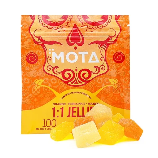 Fresh Cannabis MOTA – 1:1 Tropical Jellies (100mg)