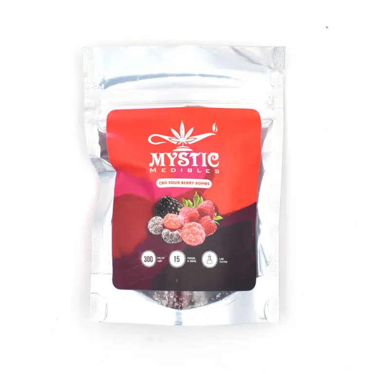 Fresh Cannabis Mystic Medibles – CBD Sour Berry Bombs (300mg CBD)