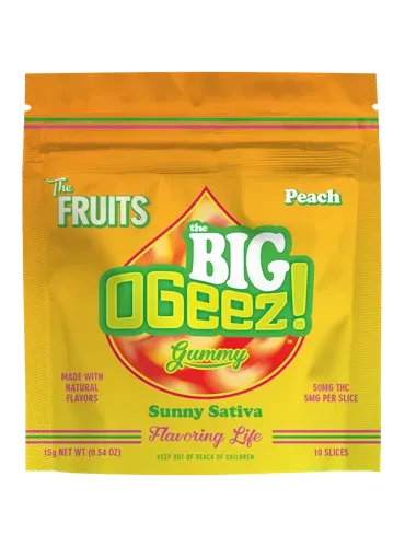 OGeez! OGeez BIG Peach 50mg Gummy