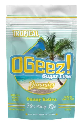 OGeez! OGeez Sugar Free Tropical Sativa Gummies