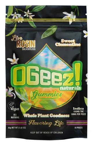 OGeez! OGeez Sweet Clementine Live Rosin Gummies
