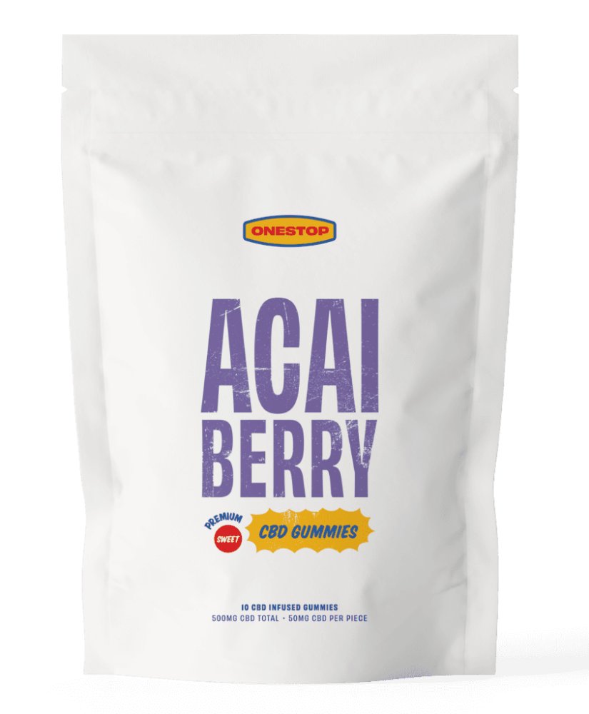 Ever Leaf Dispensary OneStop – Acai Berry 500mg CBD Gummies