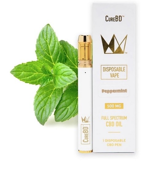 Fresh Cannabis Peppermint CureBD Disposable Vape