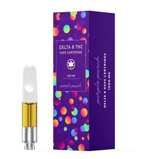 Ever Leaf Dispensary Purple Punch Delta 8 THC Vape Cartridge