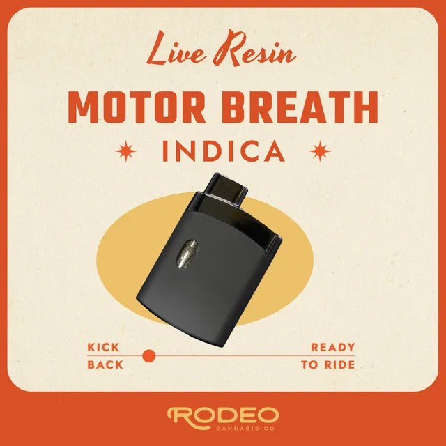 Rodeo Cannabis Motor Breath 1g Live Resin All-in-One