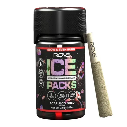 Rove Ice Packs Acapulco Gold.5g Infused Preroll 5pk