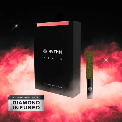 RYTHM Strawberry Sour Diesel.5g Infused Preroll 5pk