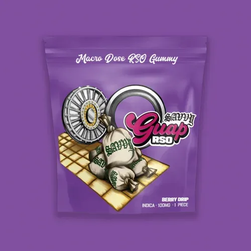 Savvy Guap RSO Berry Drip 100mg Gummy