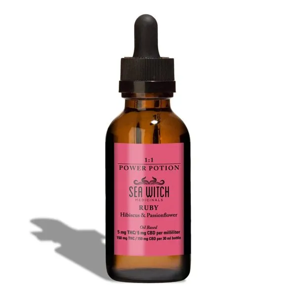 Sea Witch 1:1 Ruby Power Potion (75mg CBD/75mg THC)