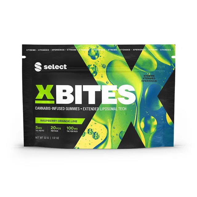 Select Raspberry Orange Lime 5mg ea | 20-Pack Gummies