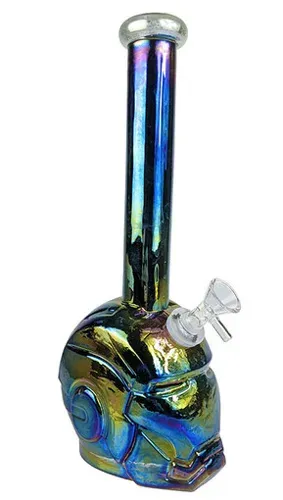 Softglass 12" Robo Man Head Water Pipe with 14M Bowl