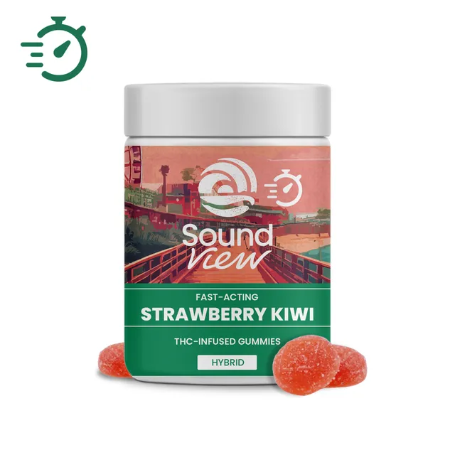 SoundView Strawberry Kiwi 5mg ea | 20-Pack Fast-Acting Gummies
