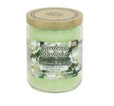 Tobacco Outlet Products LLC Smoke Odor Exterminator Candle 13oz Gardenia Delight