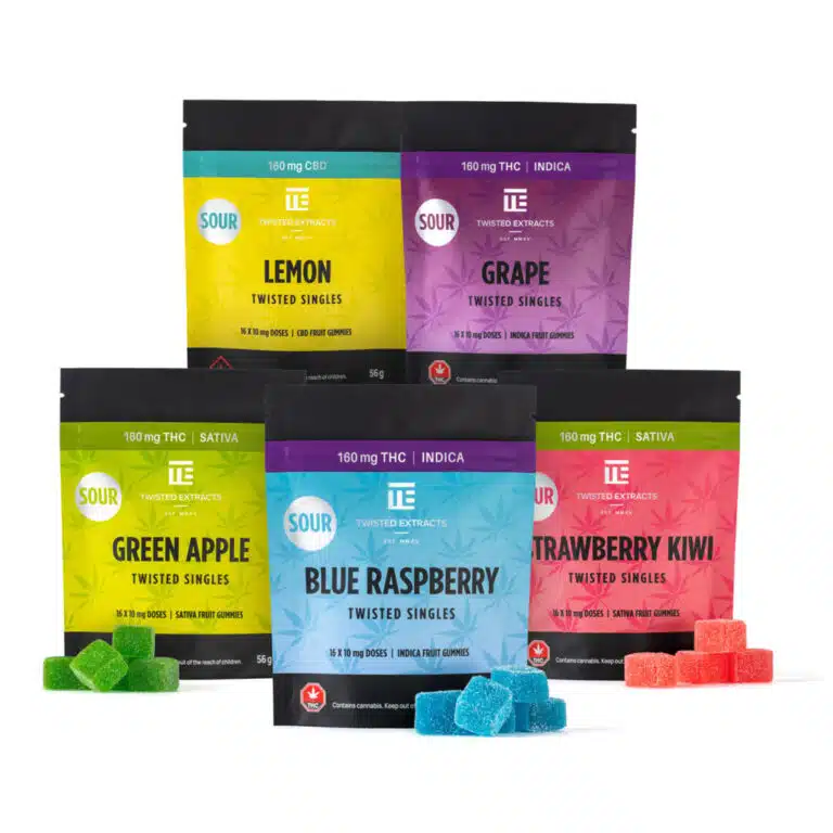 Ever Leaf Dispensary Twisted Extracts – Twisted Singles Sour Cannabis Gummies