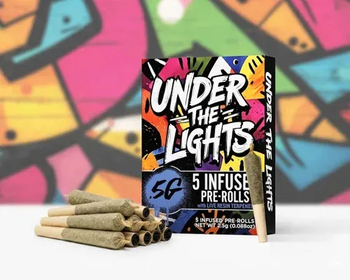 Under The Lights Orange Daiquiri x Laughing Buddha.5g Infused Preroll 5pk