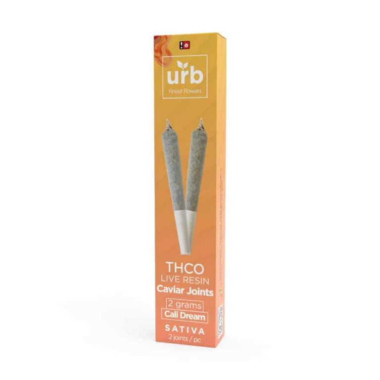 URB URB THCO Caviar Joint – Cali Lemon Dream 1G 2 Pack