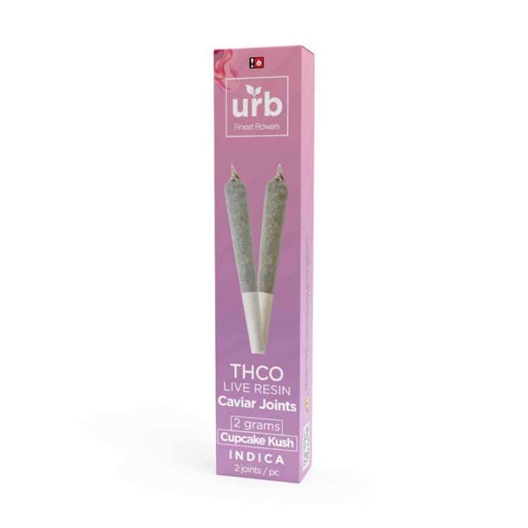 URB URB THCO Caviar Joint – Cupcake Kush 1G 2 Pack