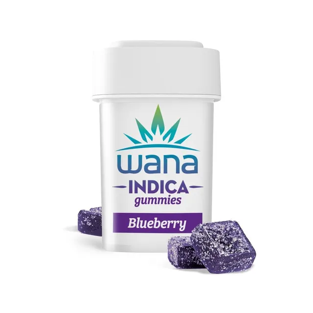 Wana Blueberry 5mg ea | 20-Pack Gummies