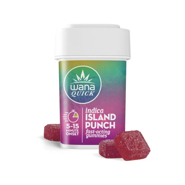 Wana Island Punch 5mg ea | 20-Pack Fast-Acting Gummies