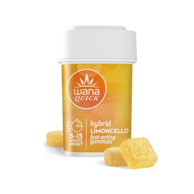 Wana Limoncello 5mg ea | 20-Pack Fast-Acting Gummies