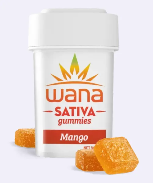Wana Mango 5mg ea | 20-Pack Gummies
