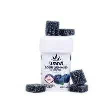 Wana Sour Blueberry Gummies