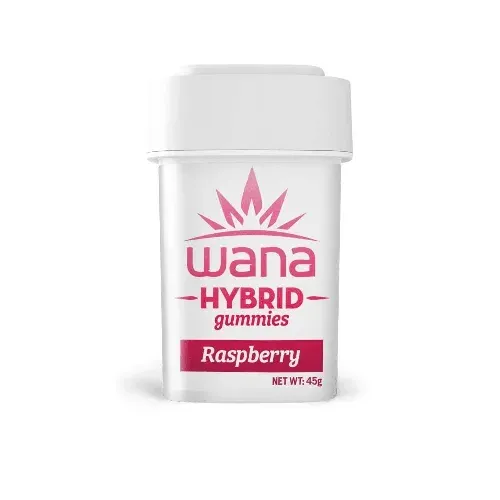 Wana Sour Raspberry Gummies