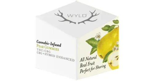 Wyld Pear 1:1 THC:CBG Gummies