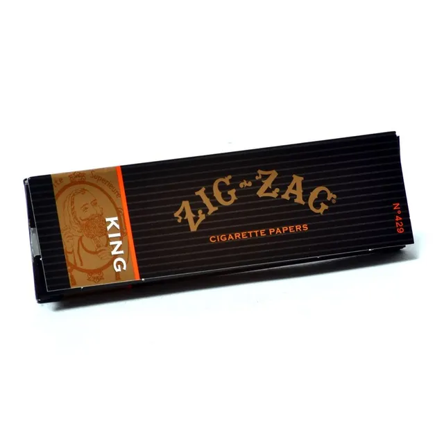 Zig Zag King Size Each | Black Papers